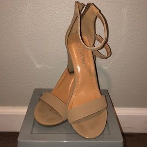 Nude Strappy Heels